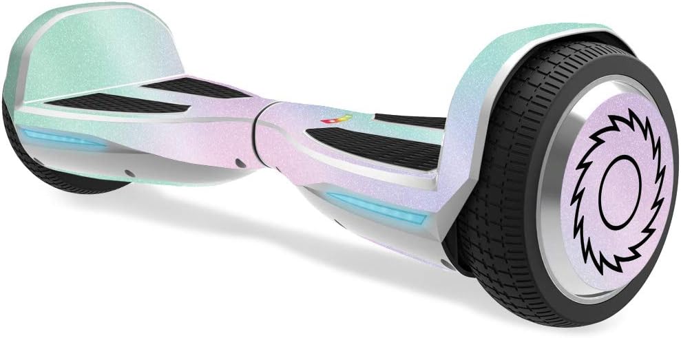 MightySkins Glossy Glitter Skin for Razor Hovertrax 1.5 Hover Board - Cotton Candy | Protective, Durable High-Gloss Glitter Finish | Easy to Apply, Remove, and Change Styles | Made in The USA