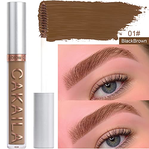 Drspear Eyebrow Gel Mascara 2 em 1 Set Tint Eyebrows Cream Mascara Kit À prova d 'água de sobrancel