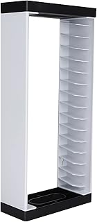 Wieża do Przechowywania Płyt z Grami, Uniwersalny Stojak na Płyty z Grami Wideo Pionowy Wspornik Oszczędzająca Miejsce Wieża do Przechowywania Kart do Gier na PS5/PS4/Xbox 14 Gniazdo Kart