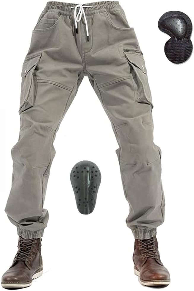 Huaming バイク用パンツ メンズ ライディングパンツ 冬用 メンズバイクパンツ ジョガーパンツ カーゴパンツ 防寒 バイクジーンズ プロテクター 裏起毛 秋冬 グレー Eu Mサイズ Jp Lサイズ Faz Co Zm Huaming バイク用パンツ メンズ ライディングパンツ 冬用 メンズバイクパンツ ジョガーパンツ カーゴパンツ 防寒 バイクジーンズ プロテクター 裏起毛 秋冬 グレー Eu Mサイズ Jp Lサイズ Faz Co Zm