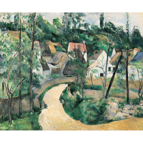 Toile Cézanne Tournez dans la route 76,2x101,6 cm prête à encadrer pour mur