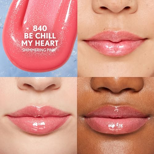 Covergirl Clean Fresh Yummy Plumper Lip Gloss, 840 Be Chill My Heart, Shiny, Vegan Formula, Easy to Apply, Minty Flavor, 0.33oz - Image 4