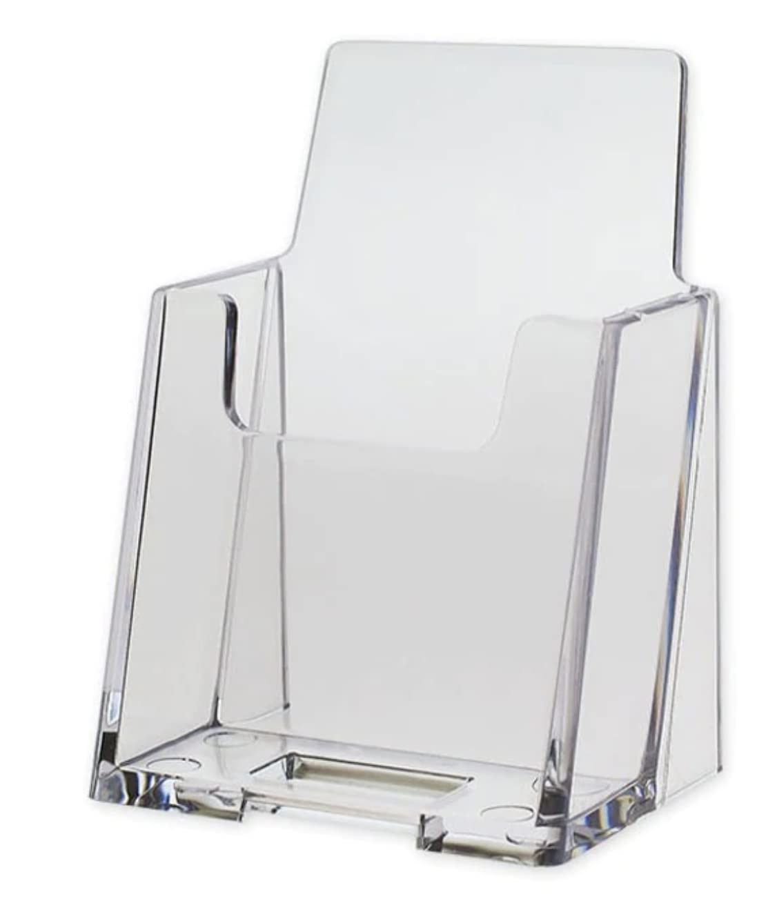Amazon.com : SOURCEONE.ORG Premium Vertical Clear Business Card Holder,  Slant Back : Office Products