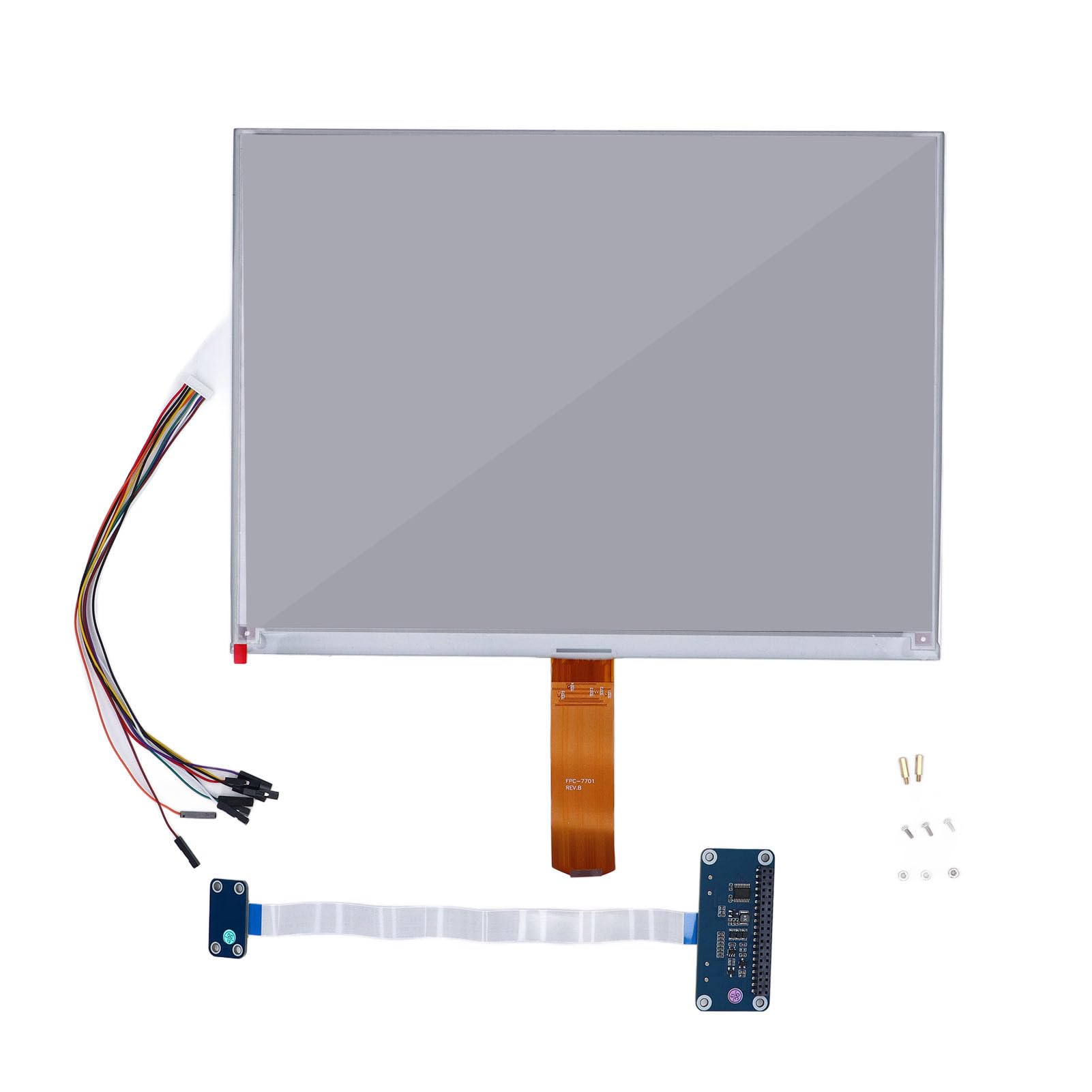 13,3-Zoll-Bildschirm für Elektronisches Papier, Mikrokapsel-Elektrophorese-Anzeige, Umgebungslichtreflexion, Ideal Zum Lesen, SPI-Steuerung für RPi, Nano, STM32