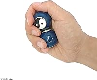 Vista 3 de Top Chi Yin Yang Baoding - Bolas con soporte de bambú (tamaño pequeño, 1.4 pulgadas)