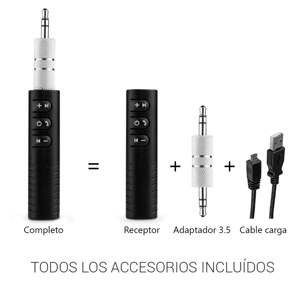 Adattatore Bluetooth AUX 5.0 Per Auto E Casa - Ricevitore Wireless Con Vivavoce, USB E Jack 3.5mm - Foto 11
