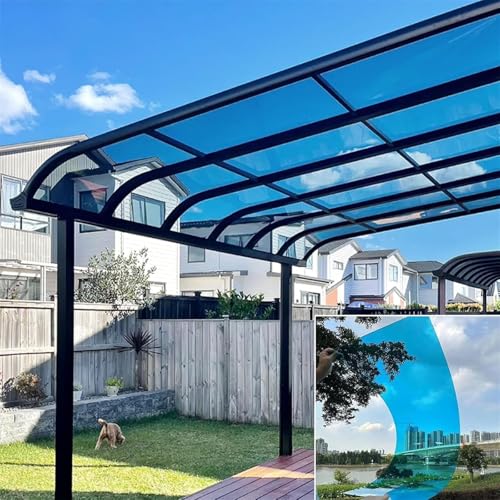 Placa de Invernadero Transparente, Placa Duradera PC [Pxkmouy 0.5×7m Placas de Policarbonato Planchas] Paneles para Tejado,Reemplazo Panel,Fácil de Cortar Adecuados para Patios y particiones