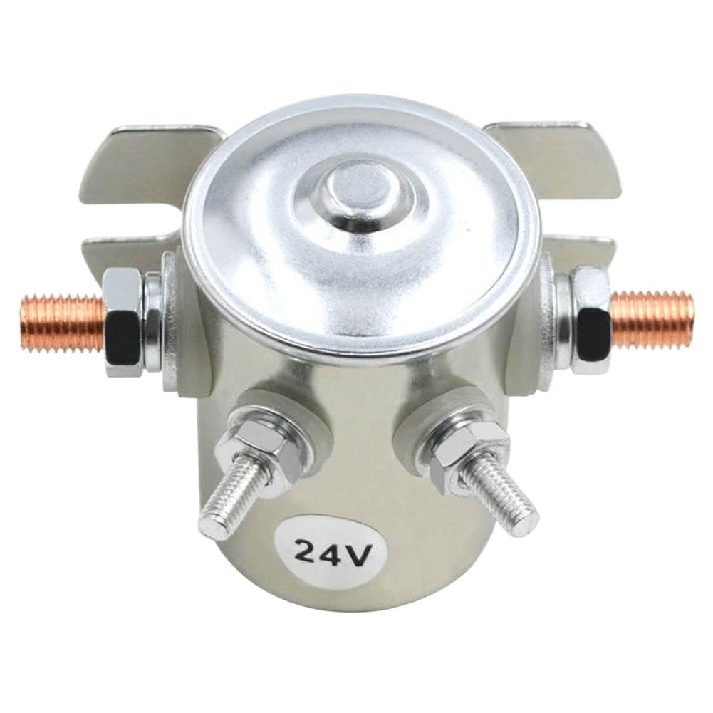 Relé solenoide de servicio continuo de 24 V 24063 compatible con modelos de vehículos marinos Modelos de cabrestante ATV UTV Modelos 5945-01-516-0446 1114239 1114536
