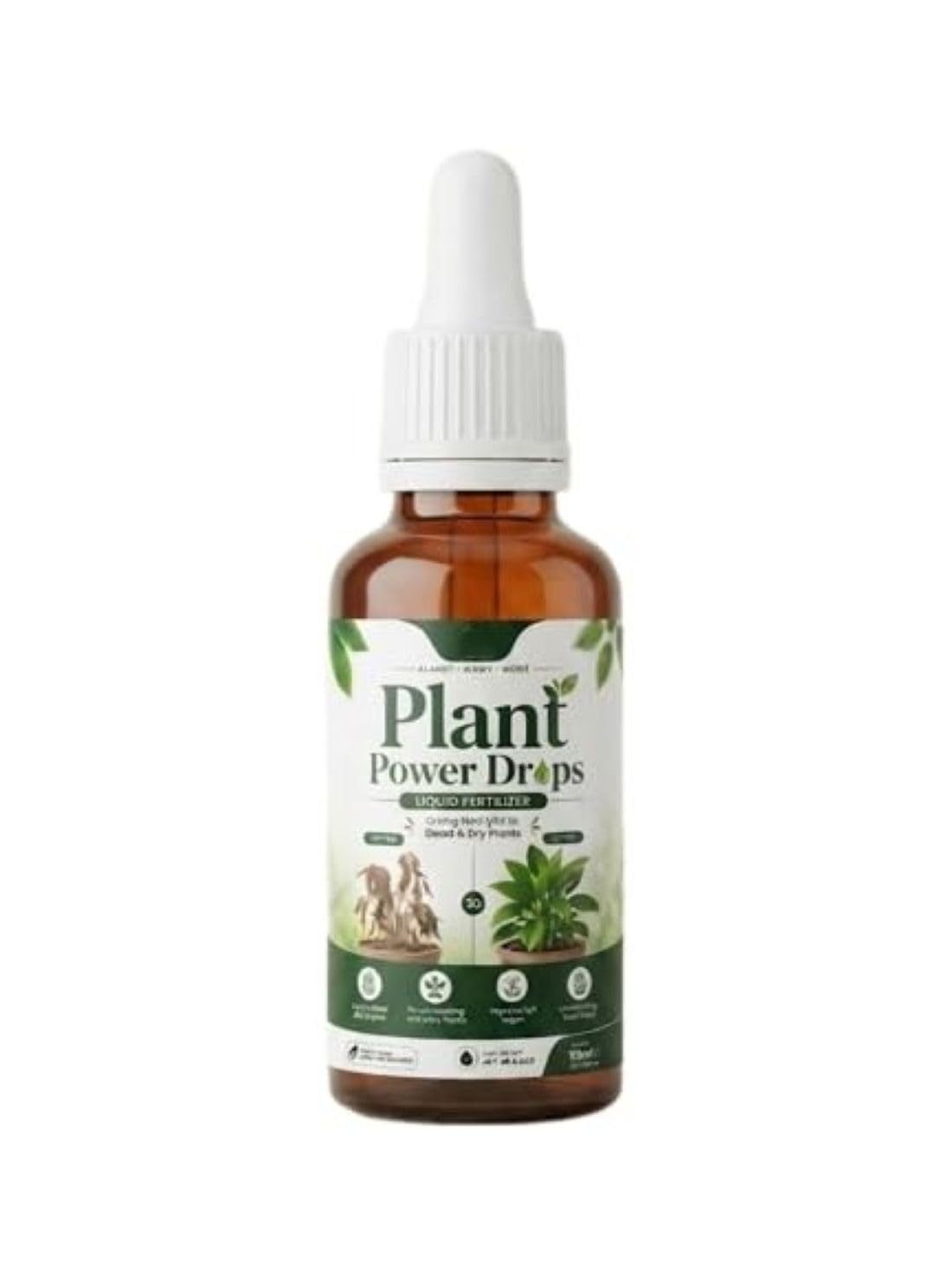 Plant Power Drops 30ml | Liquid Plant for Indoor & Outdoor | Plant Growth Booster with |Healthy Roots, Green Leaves & Faster Growth | Easy Dropper Formula for Home Garden, Pots & Flowering Plants-image-23