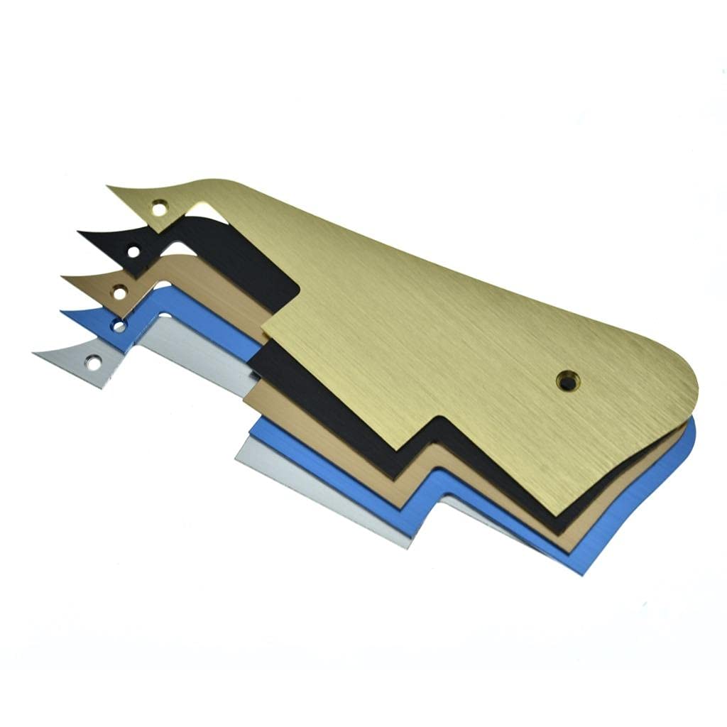 KAISH Metalen Aluminium Geanodiseerd Moderne Stijl LP Gitaar Pickguard Scratch Plate Past USA Gibson Les Paul Zilver