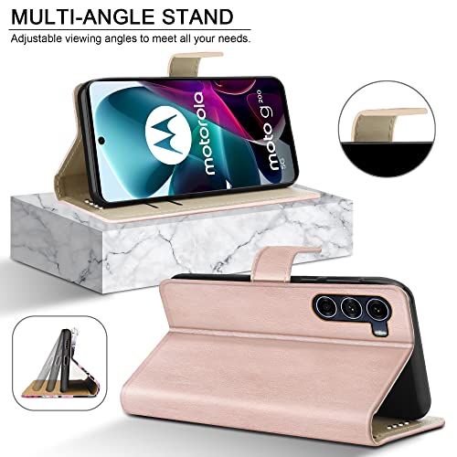 PIXFAB For Motorola G200 (5G) Leather Phone Case, Magnetic Closure Full Protection Book Folio Design - Image 3