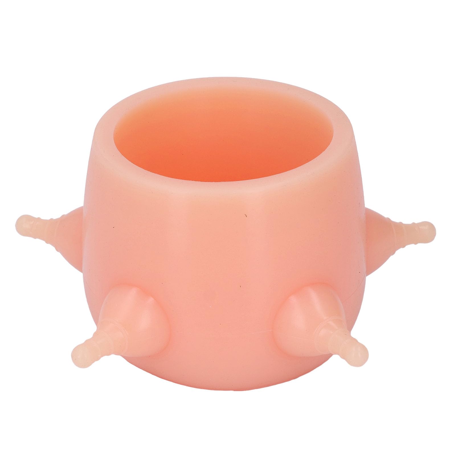 Ciotola per Latte per Gattini, Dispenser per Latte in Morbido Silicone Riutilizzabile con Design Ad Alta Simulazione per Gattini Appena Nati e Cura dei Cuccioli