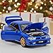 ERBADIHAGO Toy Cars Compatible 1998 Impreza 22B Sti 1/32 Metal Model Car Pull Back Car Toys with Light and Sound Toys Car Collectible Model for Children Age 3 + Year Old (Blue)