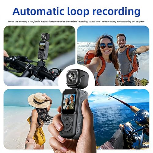 Yunseity ygc70t4ur5 Cámara portátil 4K 180° rotación miniatura 3