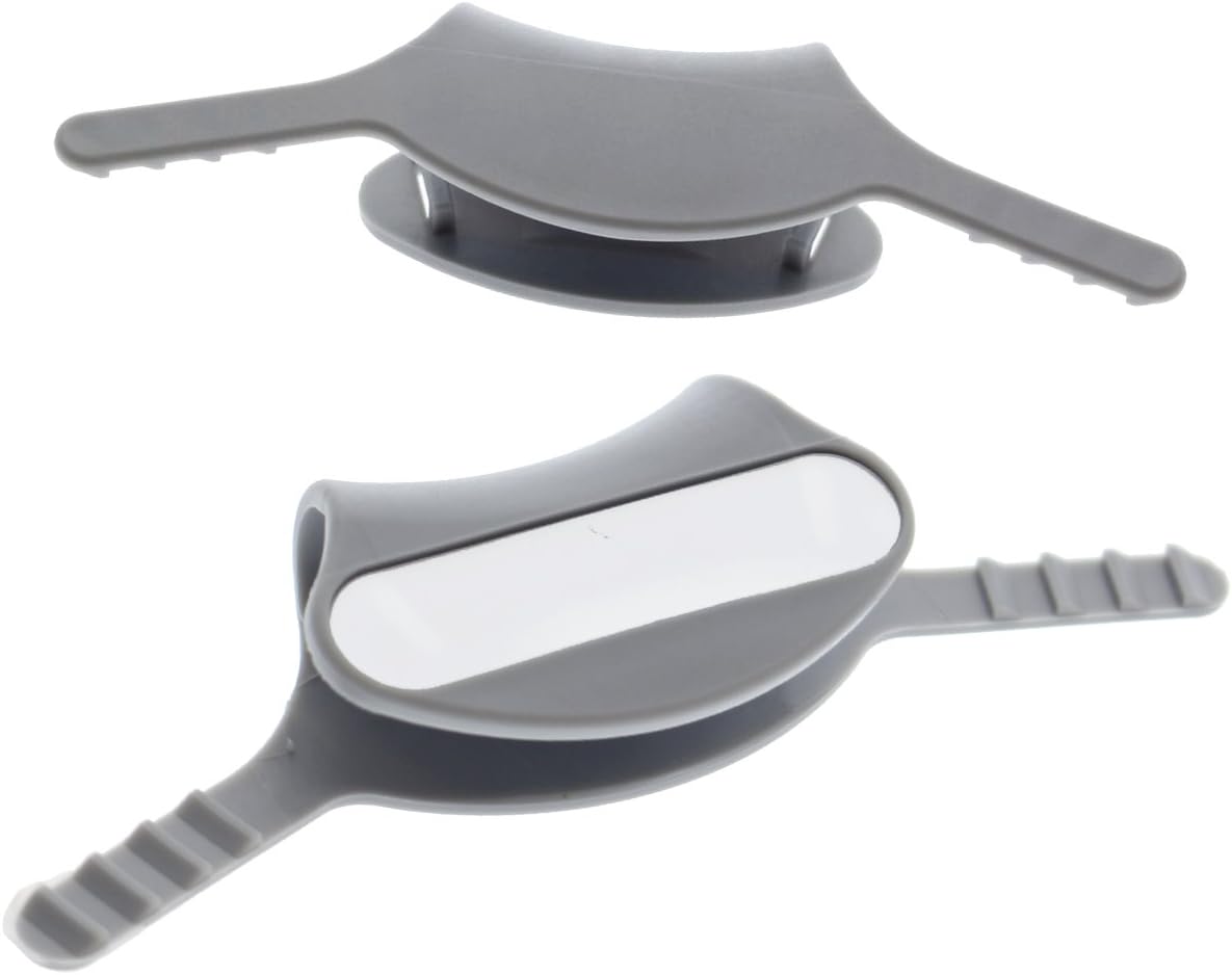 2 Pack - Yoke Stethoscope ID Tag for Cardio Steth Sizes - Blank with Write on Surface for Customizing and Personalizing (Compatible with Cardio/Cardiology) by Specialist ID (Gray)