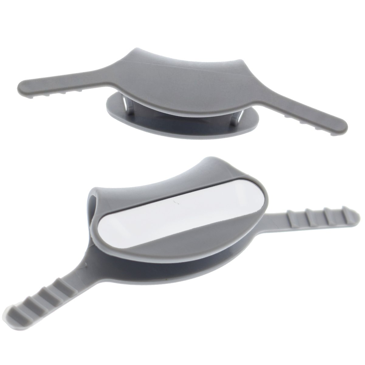 10 Pack - Universal Stethoscope Yoke ID Tag for Cardio Steth Sizes - Blank with Write on Surface for Customizing and Personalizing (Compatible with Cardio/Cardiology) by Specialist ID (Gray)