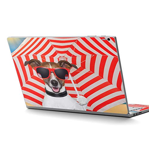 igsticker Surface Book / Book2 / Book3 13.5inch ブック2 専用 スキンシール サーフェス ブック2 カバー ケース フィルム ステッカー アクセサリー 保護 002677 アニマル 犬 動物 写真