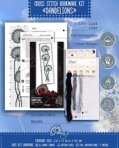 Image of Povitrulya Cross-Stitch Counted Kits (Dandelions)