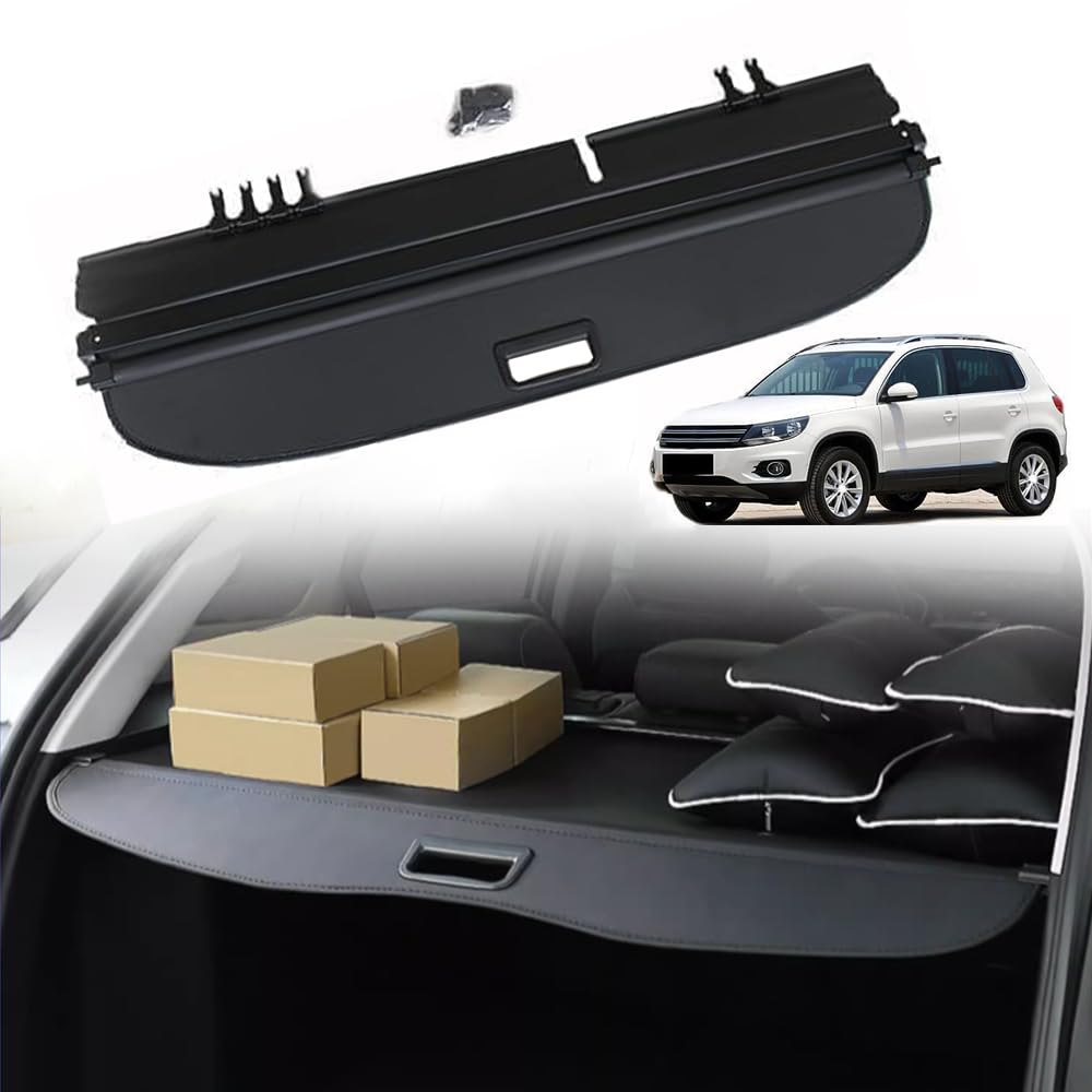 Einziehbares Kofferraum-Rollo Für VW Touareg 7L (2003–2010) – Als Sichtschutz & Laderaumabdeckung