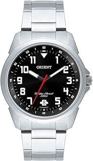 Relogio orient masculino analogico prata mbss1154a p2sx