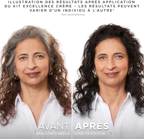 L’ORÉAL PARIS - Coloration Cheveux Permanente Triple Soin - Couvre 100% des Cheveux Blancs - Excellence Crème - Nuance : Blond Clair Cendré (8.10)