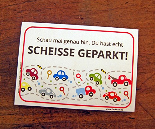 Parcheggiata fabeto isse! Foglietti * Amichevole