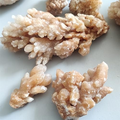HXSCOO Colección de espécimen Mineral de carbonato de Clase de Compuesto de Calcio de estalactita Natural, Piedra for decoración del hogar