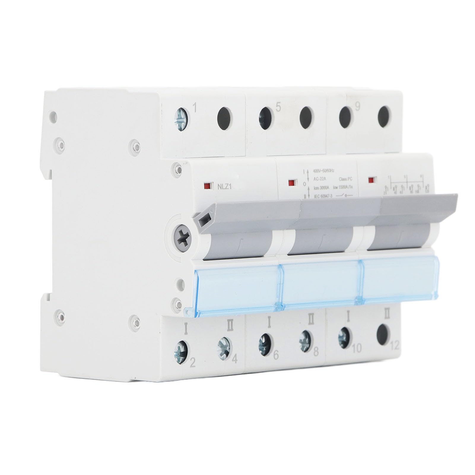 Interruptor de Transferencia Manual, 400VCA, Diseño de 3 Polos