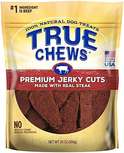 True Chews Premium Jerky Cuts Made with Real Steak 20 oz. Premium Pack