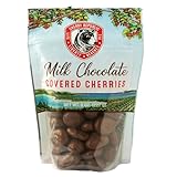 Cherry Republic Milk Chocolate Covered Cherries - Michigan Montmorency Dried Tart Cherries With Milk Chocolate - Single 8 oz. Bag