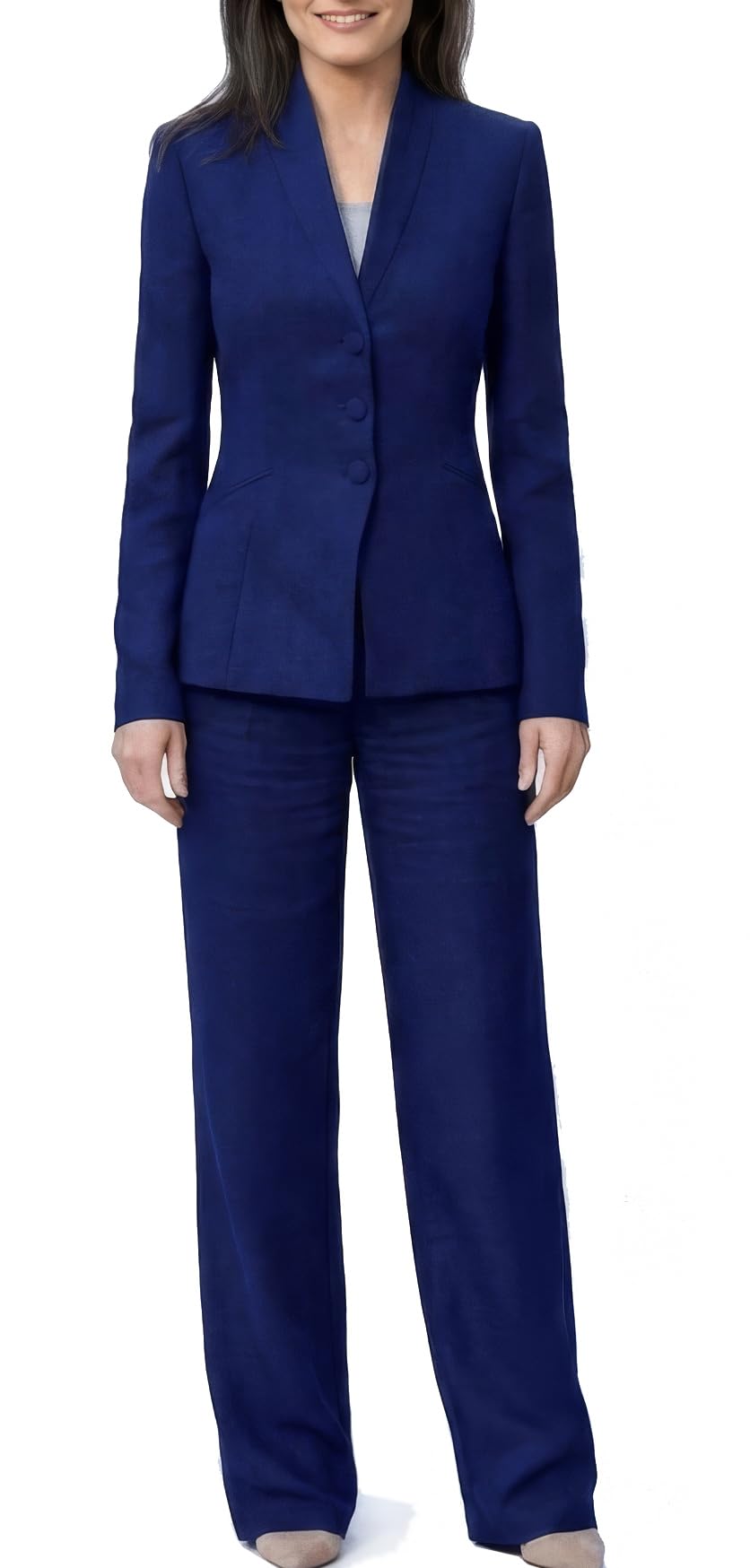 Marycrafts Women's Business Outfit Blazer Wide Leg Pant Suits Set for Work