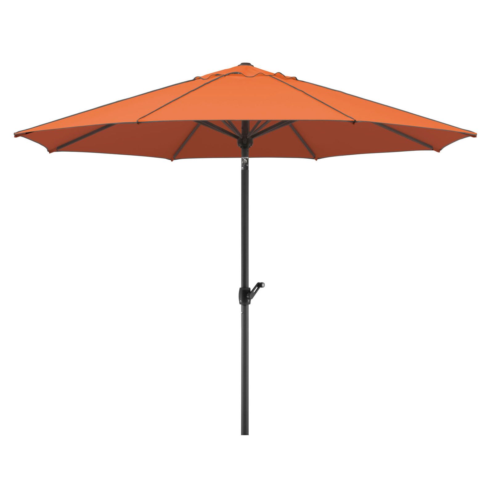 Schneider 684-05 Parasol Adria- Env. 300 cm Ø- Rond- Terre Cuite- 300 x 300 x 275 cm