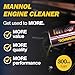 Mannol Motor Flush Engine Cleaner, 10-Minute Deep Cleaning Additive for Gasoline and Diesel Engines, Removes Sludge and Deposits, Safe for All Oils and Engines, 300ml
