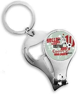 Graffiti Street Boy Soccer Skilled Best One Nail Nipper Ring Chaveiro Abridor de Garrafas Clipper