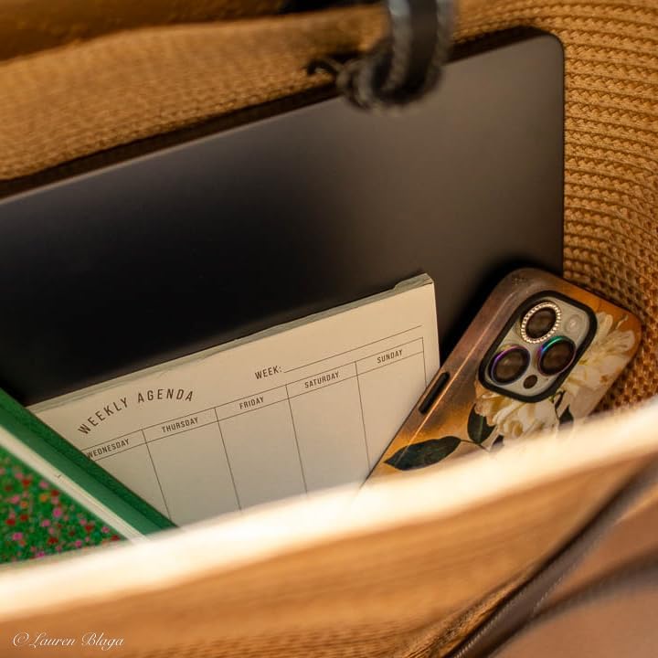 Panier Straw Woven Tote Handbag Vegan Leather Straps Inner Pouch Beach Seaside Raffia Rattan Wicker Basket Large Purse Farmer's Market Shopping Como Modern Hobo Boho Bohemian Western Country Cottage - Image 5