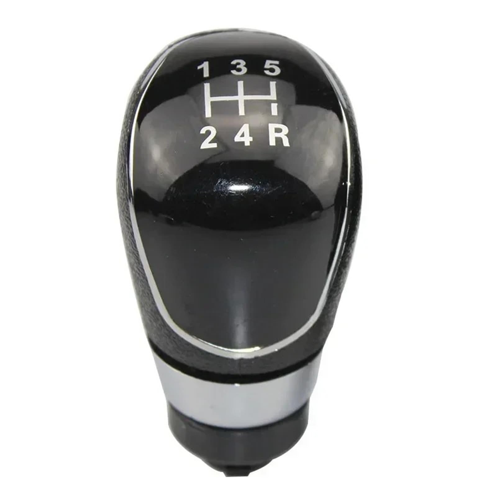 XZCVTYW Car Lever Gear Shift Knob Car Joystick Starter 5/6 Speed Gear Shift Knob Stick Head Lever Handle for Ford for Mondeo MK4 Fiesta MK7 Galaxy MK3 Kuga 2008-2013(Black 5 Speed)