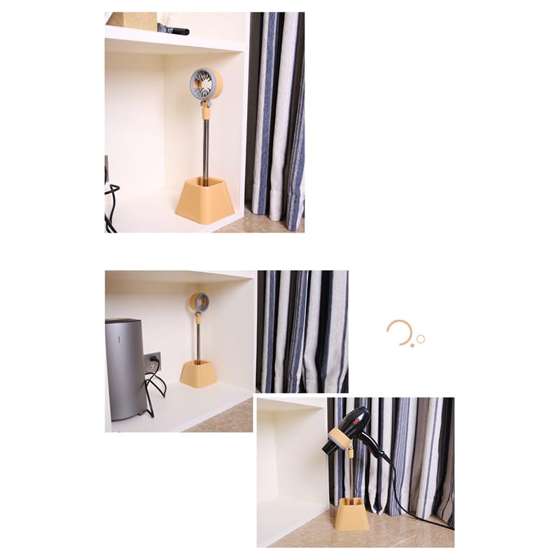 Leapiture Hair Dryer Stand Stand Hair Dryer Puppy Blow Dryer 180 Degree Rotation Foldable Hair Dryer Holder Stand Pet Dog Dryer for Home Pets Small Dogs