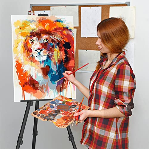 Image of Art Painting Display Easel Stands - Portable Adjustable Floor Artist Easels