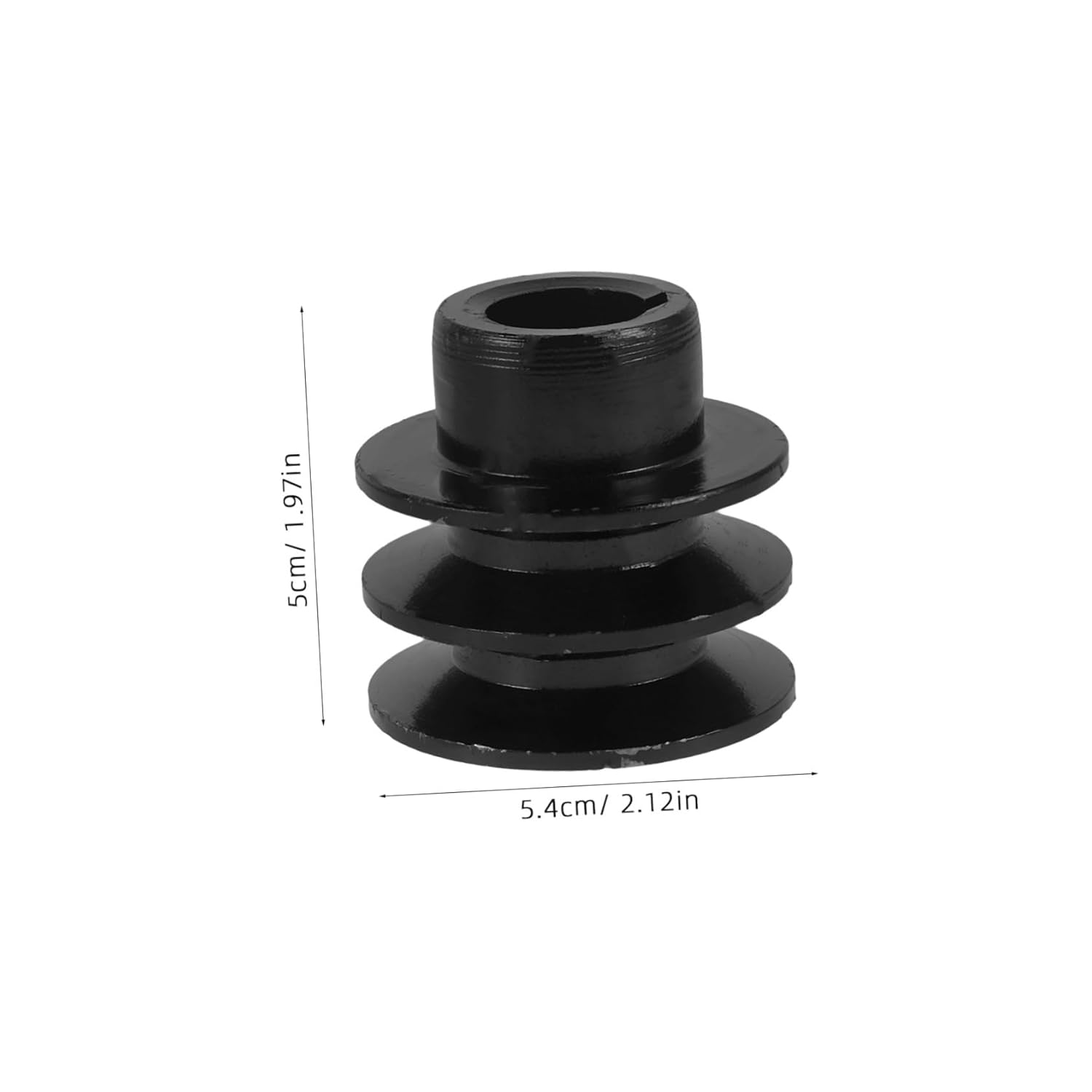 Double Slot Fixed Pulley Wheel Cast Small Pulley for Mechanical Equipment Transmission Easy Installation Stable Design for Various Applications