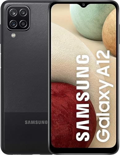 Samsung Total Wireless Galaxy A12 SM-S127DL 32GB Storage 3GB RAM 6.5' HD+ Display Black (Renewed)