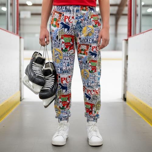 ChalkTalkSPORTS Hockey Lounge Pants | Hockey Life | Youth & Adult Sizes2