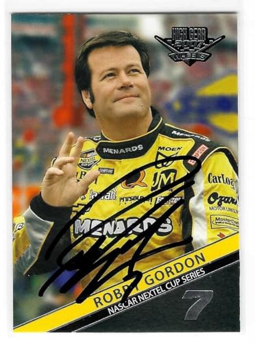 Robby Gordon Signed 2007 Wheels High Gear Card #27 NASCAR - Autographed NASCAR Cards