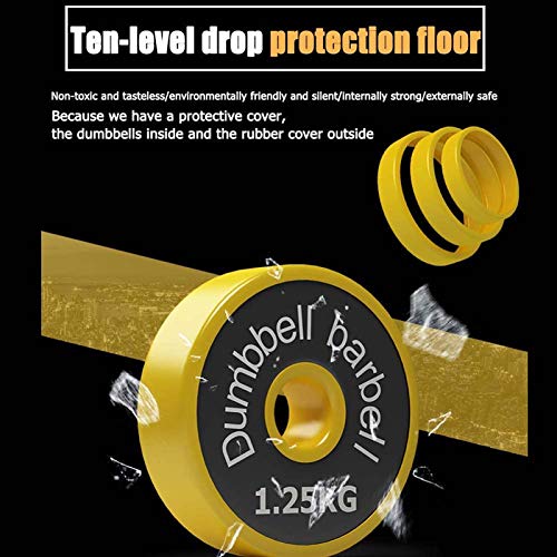 Verstelbare dumbbells Barbell-set 2 in 1, verstelbare dumbbell-haltersets 10/20/30/40 kg, hefbare halters voor… - Afbeelding 6