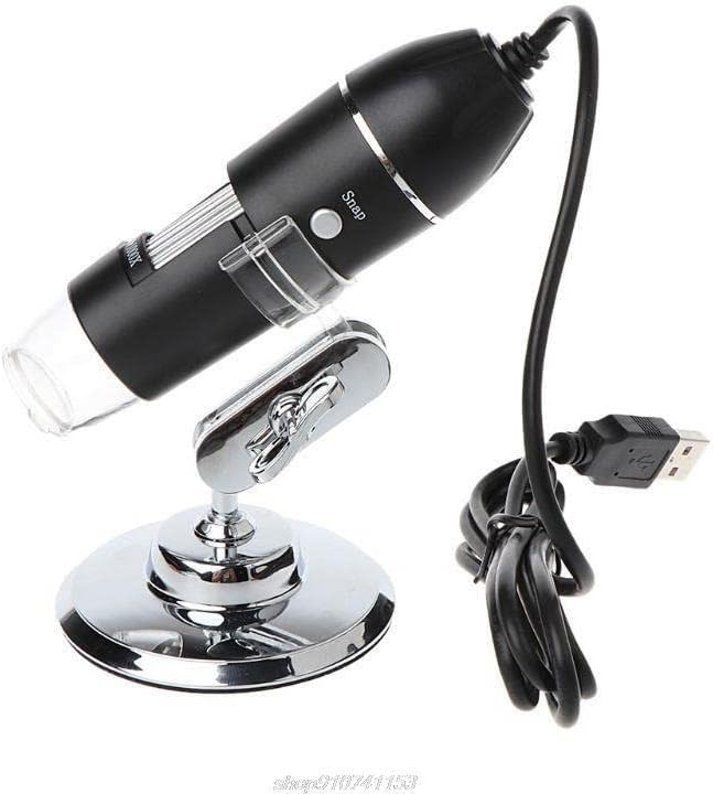 Miniatura 7 de Microscopio de laboratorio diapositivas 1000X microscopio digital USB 8LED cámara microscopio W soporte piezas microscopio