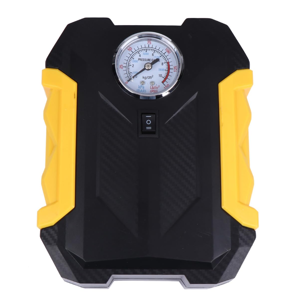 Inflador Eléctrico Portátil para Coche y Bicicleta con Batería 2000mah, Medidor de Presión y Luz Led, Pequeño y Ligero para Uso en Carretera