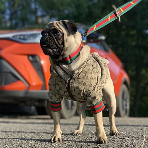 Hqrea Dog Hoodie Luxury Dog Clothes Winter Dog Jacket Classic Designer Pet Clothes Coat French Bulldog Teddy Pug Puppy Clothes… #TOP4