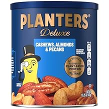 PLANTERS Select Cashews, Almonds & Pecans, 15.25 oz Resealable Container - Salted Nuts - Kosher
