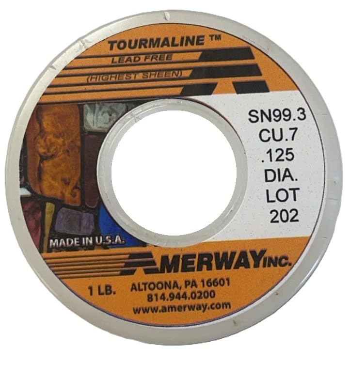 Amerway Tourmaline Stained Glass Soldering Wire