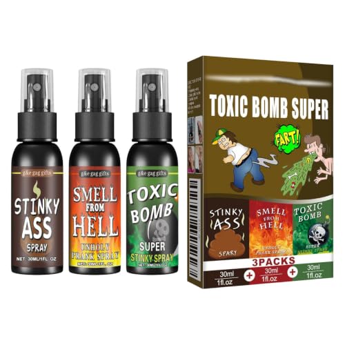 Spray caca 30 ml portátil extra fuerte para bromas y fiestas de Halloween