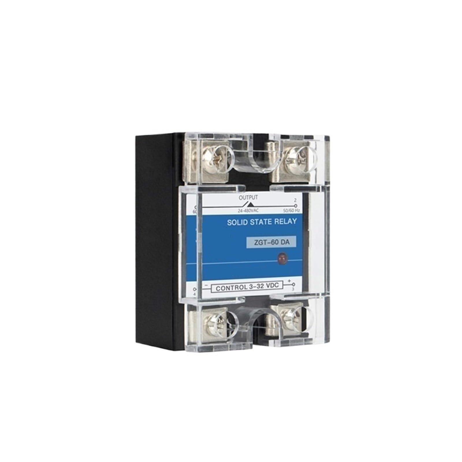 Módulo De Conmutación De Control CC De Relé De Estado Sólido Monofásico 480V ZGT-10/25/40/60/80/100/120A(ZGT-80DA)